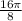 \frac{16\pi }{8}