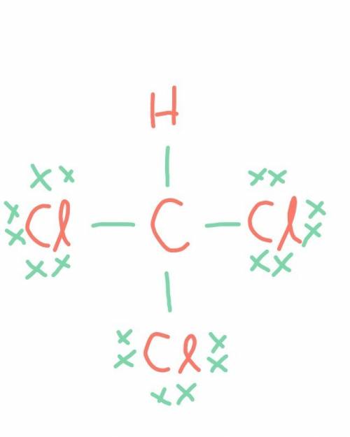 What is the correct lewis structure for chloroform chci3