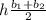 h\frac{b_1+b_2}{2}