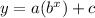 y=a(b^x)+c