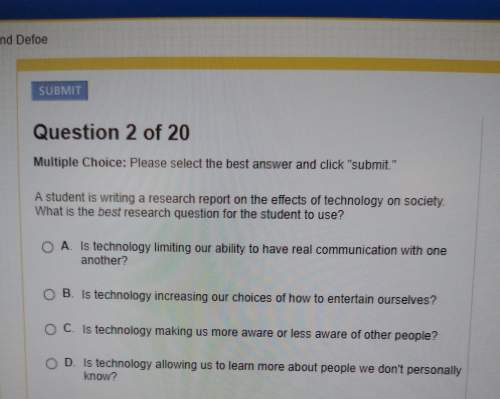 Astudent writitng a research report on the effects of technology on society. what is the best resear