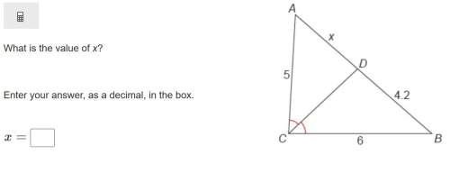 (40 points to best answer) ( asap) what is the value of x?  enter your answer, as a deci