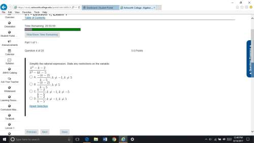 Simplify the rational expression. state any restrictions on the variable.