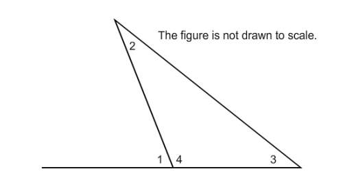 If m∠2 = x, m∠3 = 40, and m∠4 = 5x + 14, what is m∠1?  80 21 121 61