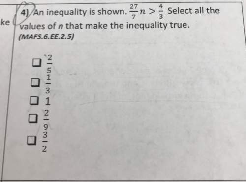 An inequality is shown. using the picture above! !