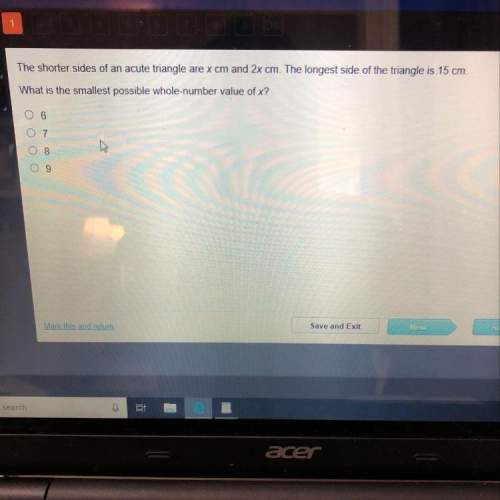 What is the smallest possible whole-number value of x?