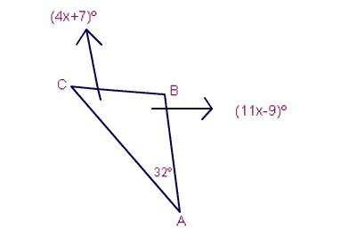 Find the value of x. picture below