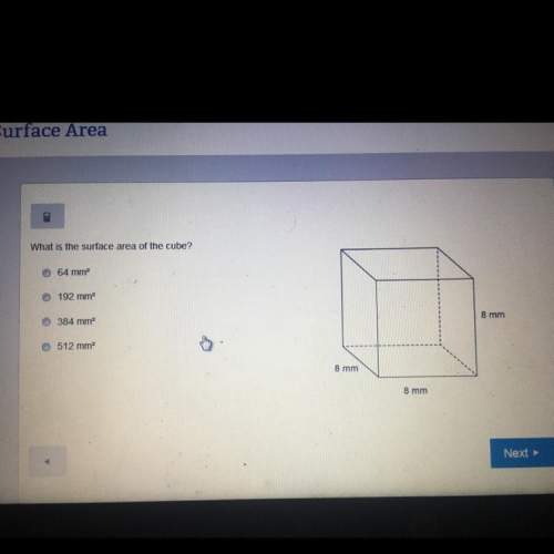 Which is the surface area of the cube