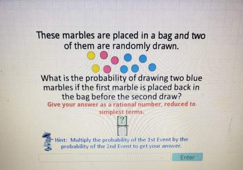 What is the probability of drawing two blue marbles if the first marble is placed back in the bag be