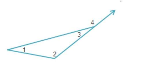 The measure of angle 1 is 30°, and the measure of angle 2 is 110°.  what is the measure of ang