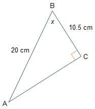 Which is the best approximation for the measure of angle abc?  27.7° 31.7° 5