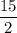 \dfrac{15}2