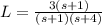 L=\frac{3(s+1)}{(s+1)(s+4)}