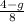 \frac{4-g}{8}