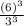 \frac{(6)^3}{3^3}