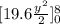 [19.6\frac{y^2}{2}]_{0}^{8}