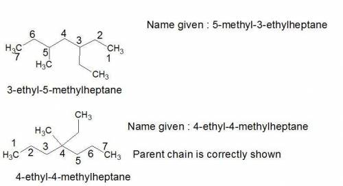 Which of the following is an acceptable iupac name? (a) 3,6-dimethylheptane (b) 2-ethyl-3-methylhept