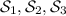 \mathcal S_1,\mathcal S_2,\mathcal S_3