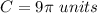 C=9\pi\ units