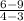 \frac{6 - 9}{4 - 3}