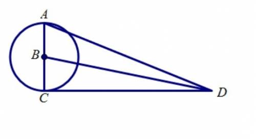 In the diagram,cd is tangent to the circle, ab = 6 in, and bd = 10 in. find ad.