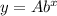 y=Ab^x