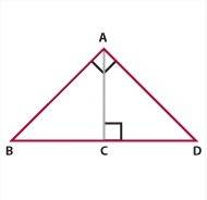 Draw two isosceles triangles, ∆abc and ∆adc with common base ac . vertexes b and d are in the opposi