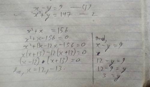 The difference between two positive number is 9. if the smaller is added to the square of the larger