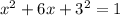 x^2+6x+3^2=1