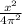 \frac{x^{2} }{4 \pi ^{2} }