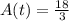 A(t)= \frac{18}{3}