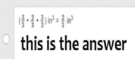 The edge of each cube used to build this rectangular prism is 1/4 centimeter long. which equation sh