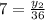 7=\frac{y_2}{36}