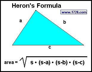 Apainter needs to cover a triangular region 60 meters by 68 meters by 71 meters. a can of can cover