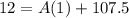 12=A(1)+107.5