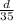 \frac{d}{35}