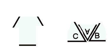 Using a straightedge draw a random triangle now carefully cut it out next amputate the angles by sni