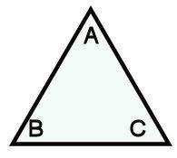 Using a straightedge draw a random triangle now carefully cut it out next amputate the angles by sni