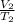 \frac{V_{2}}{T_{2}}