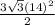 \frac{3\sqrt{3}(14)^{2}}{2}