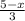 \frac{5-x}{3}