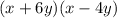 (x+6y)(x-4y)