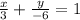 \frac{x}{3}+\frac{y}{-6}=1