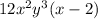 12x^2y^3(x-2)