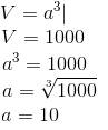 Acarton can hold 1000 unit cubes that measure 1 inch by 1 inch by 1inch. describe the dimensions of