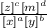 \frac{ [z]^{c} [m]^{d}  }{[x]^{a} [y]^{b} }