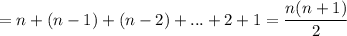 \dimL=n+(n-1)+(n-2)+...+2+1=\dfrac{n(n+1)}{2}