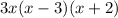 3x(x-3)(x+2)