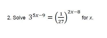 Plzzz 30 pts solve for x need step by step explanation