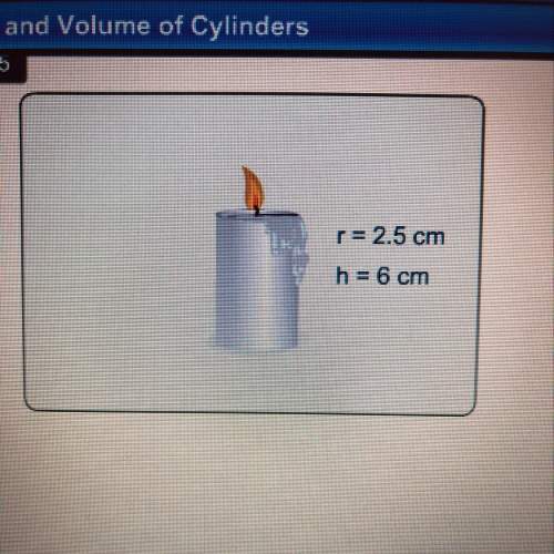What is the volume of this cylinder? will mark ! a. 117.05 cu cm b. 117.27 cu cm c. 117.58 cu